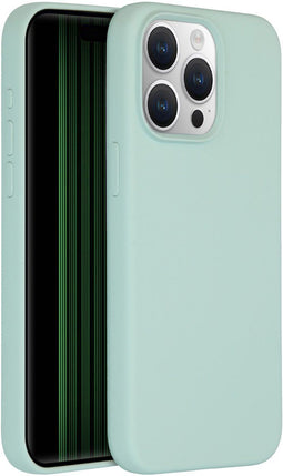 Accezz Liquid Silicone Backcover - iPhone 15 Pro Max - Schokabsorberend - Blauw