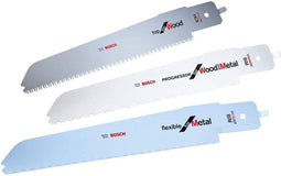 Bosch PFZ 500 E - 3-delige decoupeerzaagbladset - M 1142 H Top for Wood en M 3456 XF Progressor for Wood and Metal (3 stuks)