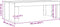 vidaXL - Salontafel - Zwart - Eiken - 102x50x35 - cm - Engineered - Wood