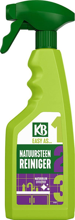 KB Natuursteen Reiniger Spray - 500ml - Reinigt en onderhoudt - Voor watervaste oppervlakken en natuursteen - Geschikt voor in de keuken
