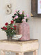 Mica Decorations Rozenstruik Kunstplant in Bloempot Stan - H33 x Ø25 cm - Rood