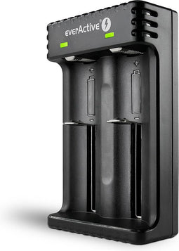 Ladegerät für zylindrische Li-Ionen-Akkus everActive LC-200