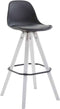 Barkruk Kempele Stof Rond C, Bruin