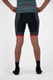 Rogelli Fuse - Korte Fietsbroek - Met Bretels - Zwart Rood - Maat L