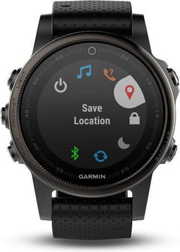 Garmin fenix 5S Sapphire - GPS multisporthorloge - Polshartslagmeting - 42 mm - zwart