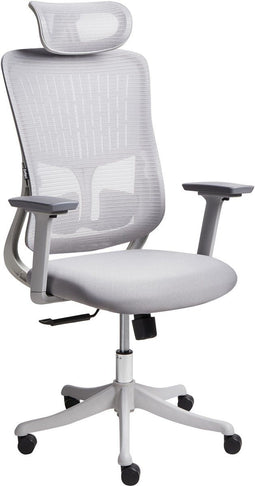 PARTNER - Bureaustoel - Grijs - Stof