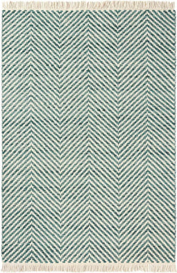 Brink en Campman - Atelier Twill 49207 Vloerkleed - 160x230 - Rechthoek - Laagpolig Tapijt - Modern - Beige, Groen