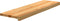 vidaXL - Traptreden - 2 - st - 90x30x2 - cm - massief - eikenhout - lichtbruin