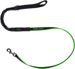 Bee Safe - Lichtgevende Hondenriem - LED USB - 150 cm - Black/Lime