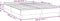 vidaXL - Bedframe - zonder - matras - 140x190 - cm - stof - groen