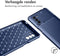 iMoshion Hoesje Geschikt voor Motorola Moto G31 Hoesje Siliconen - iMoshion Carbon Softcase Backcover - Blauw