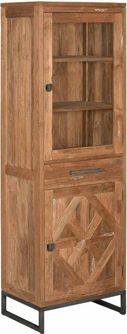 Tower living Mascio Vitrine 2 drs. 1 drw.