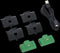 PowerA XBPW0119-01 - Game and Charge Kit - 2 oplaadbare batterijen 1100mAh - Groen (2 stuks)