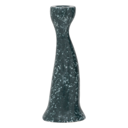 Urban Nature Culture - Candle holder Grace - GRS gecertificeerd - Ø 6.6 * 17.5 CM - diep blauwgroen