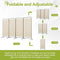 Angel Living Paravent - 4-delig opvouwbaar - 180 x 324 cm - beige