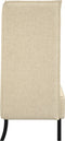 vidaXL - Hoogrugbank - Crème - 109x56x121 - cm - Stof