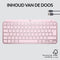 Logitech MX Keys Mini - Draadloos Toetsenbord - Automatische LED-verlichting en Multi-device Koppeling - Roze