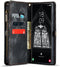 Caseme - Geschikt voor Samsung Galaxy S23 Ultra - Vintage 2 in 1 portemonnee hoes - Zwart