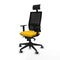 Bureaustoel met hoofdsteun Piqueras y Crespo 1D066G1 Geel