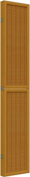vidaXL - Kamerscherm - met - 5 - panelen - massief - paulowniahout - bruin