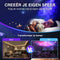 Swiftvein Astronaut - Sterren Projector - 8 kleurencombinaties met afstandsbediening - Wit