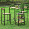 SoBuy OGT16-N - Bartafelset 3-delig - 110 x 100 x 45 cm