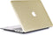 Lunso Geschikt voor MacBook Air 11 inch cover hoes - case - Glitter Goud