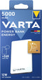 Varta Energy 5000 - Powerbank - 3 apparaten tegelijk opladen - USB Type C