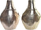 Vaas DKD Home Decor Koper 28 x 11 x 41 cm Gouden Aluminium Arabisch Stansen (2 Stuks)