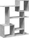vidaXL - Kamerscherm - / - boekenkast - 92x29x112 - cm - hout - betongrijs