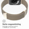 imoshion Milanees magnetisch bandje - Geschikt voor Apple Watch 1, 2, 3, 4, 5, 6, 7, 8, 9, 10 (42 mm), SE - 38/40/41 mm - Sterrenlicht - M