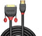 Lindy 36271 - HDMI naar DVI-D Adapterkabel - 1.00 m - Zwart