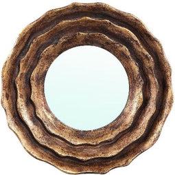 PTMD Frodo Spiegel - 30 x 3 x 30 cm - Poly - Goud