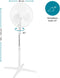 Tristar VE-5893 - Statiefventilator - 40 cm diameter - 45 W - Wit