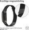 iMoshion Bandje Geschikt voor Fitbit Luxe Maat S - iMoshion Milanees magnetische band - Zwart