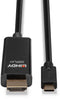 Lindy 43317 - USB-C naar HDMI Aansluitkabel - 10 m 4K UHD - Zwart
