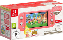 Nintendo Switch Lite - Console bundel - Animal Crossing: New Horizons + 12 maanden Nintendo Switch Online - Roze