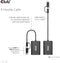 Club 3D CAC-1611 - USB Gen1 Type-C/-A naar Dual HDMI (4K/30Hz) / VGA (1080/60Hz) - Zwart