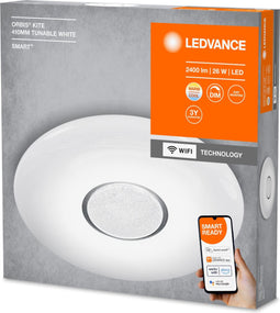 LEDVANCE Armatuur: voor plafond, SMART+ instelbaar wit / 24 W, 22-…24- V, stralingshoek: 11-, instelbaar wit, 3-65- K, body materiaal: polymethylmethacrylate (pmma, IP2-