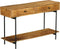 Sidetable Delhi - bijzettafel industrieel - haltafel met lades 120 cm