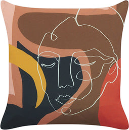 HYACINTH - Sierkussen set van 2 - Multicolor - 45 x 45 cm - Polyester