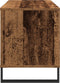 vidaXL - Recordkast - Artisan - Eiken - 100x38x48 - cm - Bewerkt - Hout