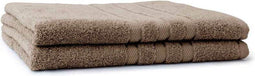LINNICK Pure Handdoeken Set - Douchelaken - 100% Katoen - Taupe - 70x140cm- Per 2 Stuks