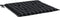 vidaXL - Tuinstoelkussens - 4 - st - ruitpatroon - 40x40x3 - cm - stof - zwart