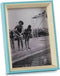 Fotolijsten Kristal Blauw Wit 3 x 20 x 15 cm Hout MDF (6 Stuks)