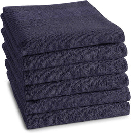 DDDDD - Keukendoek Logo - 50x55 cm - Blauw - Set van 6 stuks