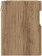 vidaXL - TV - Wandkasten - met - LED-verlichting - 2 - stuks - Artisan - Eiken - 60x30x40 - cm