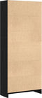 vidaXL - Zwarte - Eiken - Boekenkast - - - 60 - x - 24 - x - 143 - cm - - - Gemaakt - van - Bewerkt - Hout