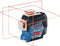 Bosch GLL 3-80 C - Laser - 3x 360° lijnen - Rood