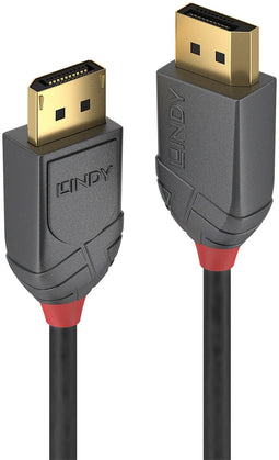 Lindy 36480 - DisplayPort-kabel - 8K UHD 0.50 m - Zwart